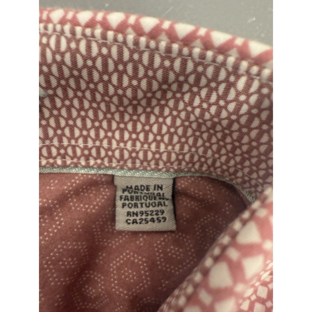 Ted Baker Mens Shirt Size 4 Large Short Sleeve Button Down Pocket Old Money#14 - Picture 9 of 12